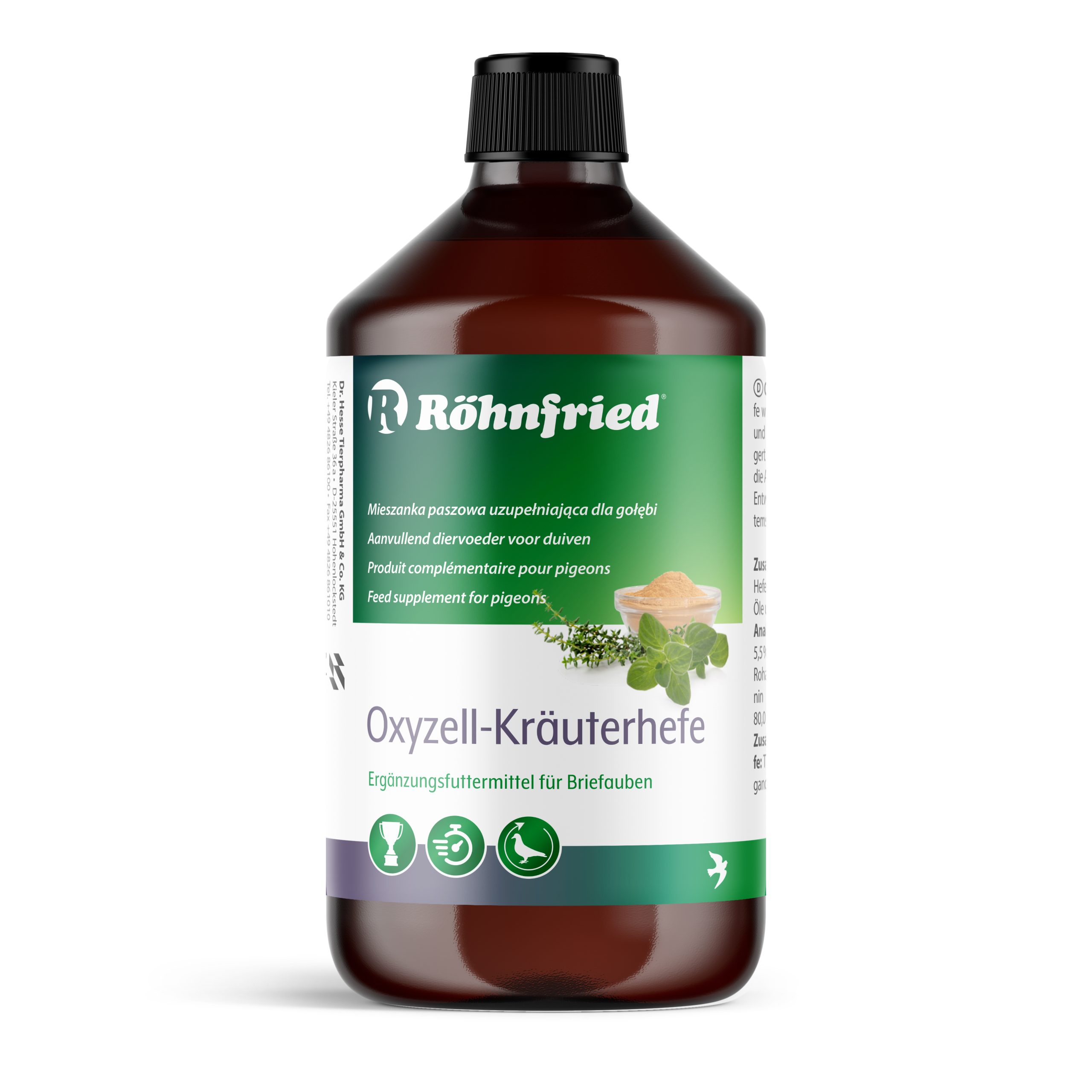 Exclusive Mockups for Branding and Packaging Design ROHNFRIED OXYZELL 500ML - Image 1