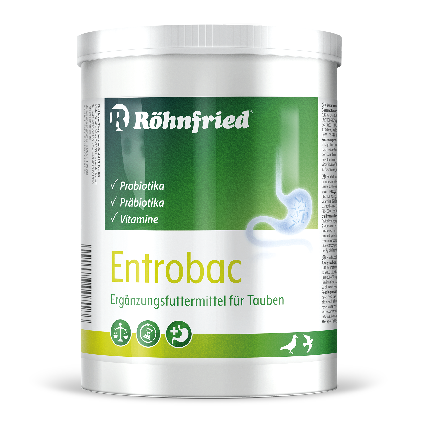 11547_Entrobac_600g_Dose_RF_V16_09_24 ROHNFRIED ENTROBAC 600G - Image 1