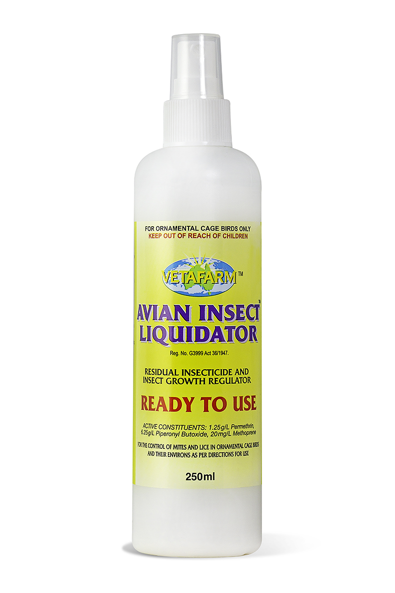 102_avian_insect-liquidator-lr.jpg MEDPET AVIAN INSECT LIQ SPRAY 250ML - Image 1