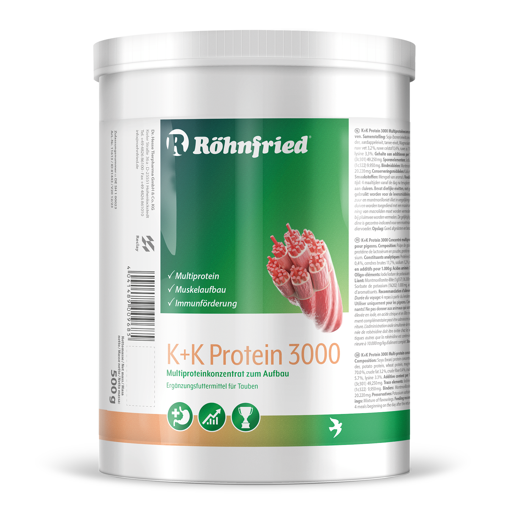 11613-k-k-protein-3000_500g_dose_rf_v20_12_23.png ROHNFRIED K+K PROTEIN 3000 - Image 1