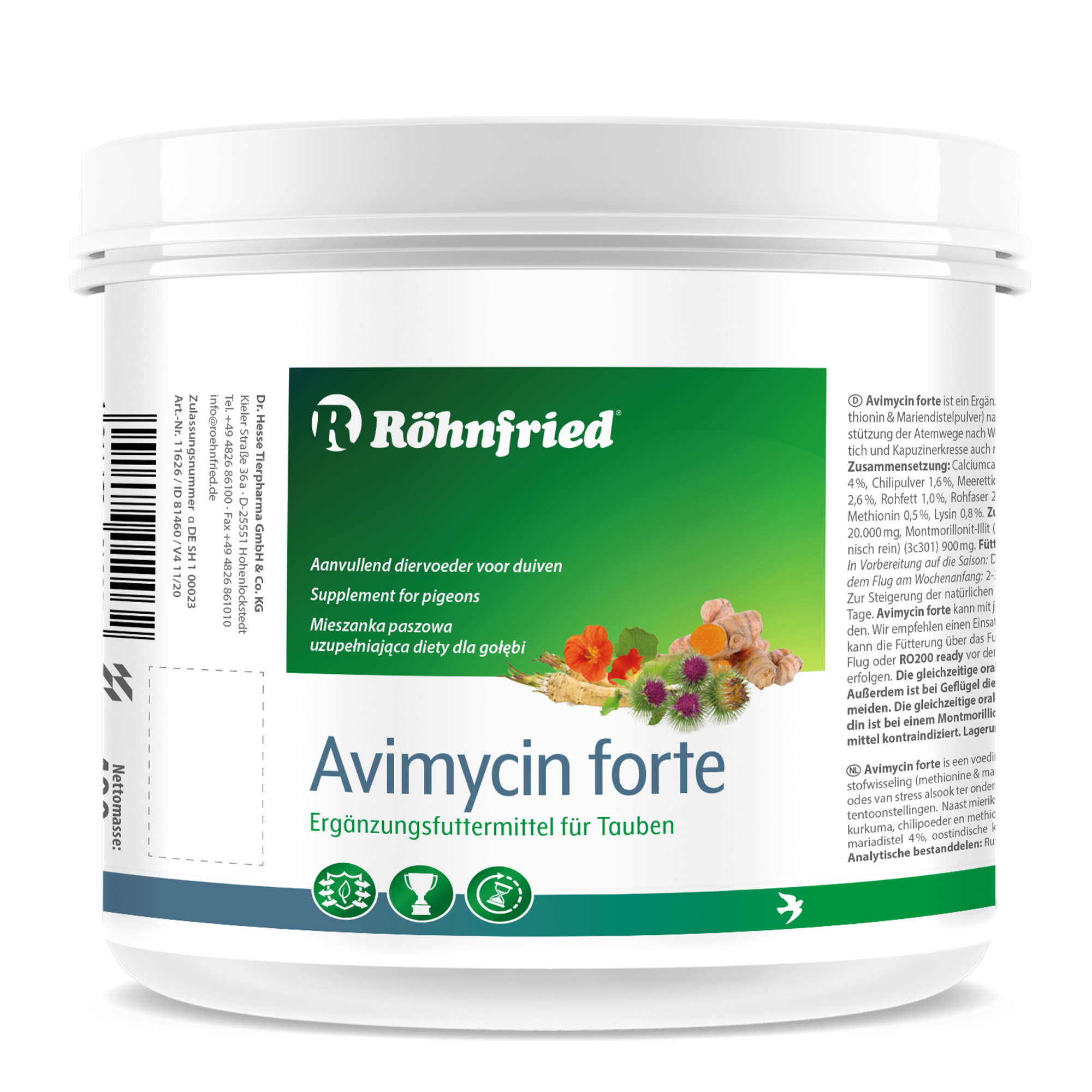 11626_avimycin-forte_v4_11_20.png ROHNFRIED AVIMYCIN 400G - Image 1