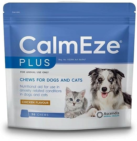 caleze_chews.jpg CALMEZE PLUS CHEWS 30`S (DOGS) - Image 1