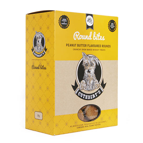 cuth_1kg_peanut_butter.jpg CUTHBERT`S PEANUT BUTTER ROUND BITES 1KG - Image 1