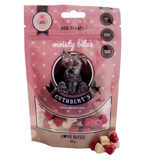cuth_love_bites_120g.png CUTHBERT`S S/MOIST LOVE BITES 120G - Image 1
