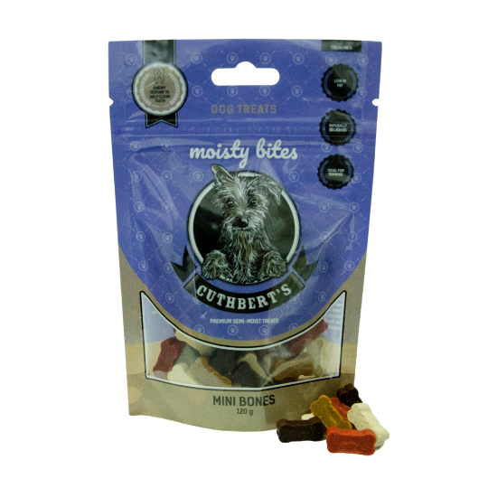 cuth_mini_120g.png CUTHBERT`S S/MOIST MINI BONES 120G - Image 1