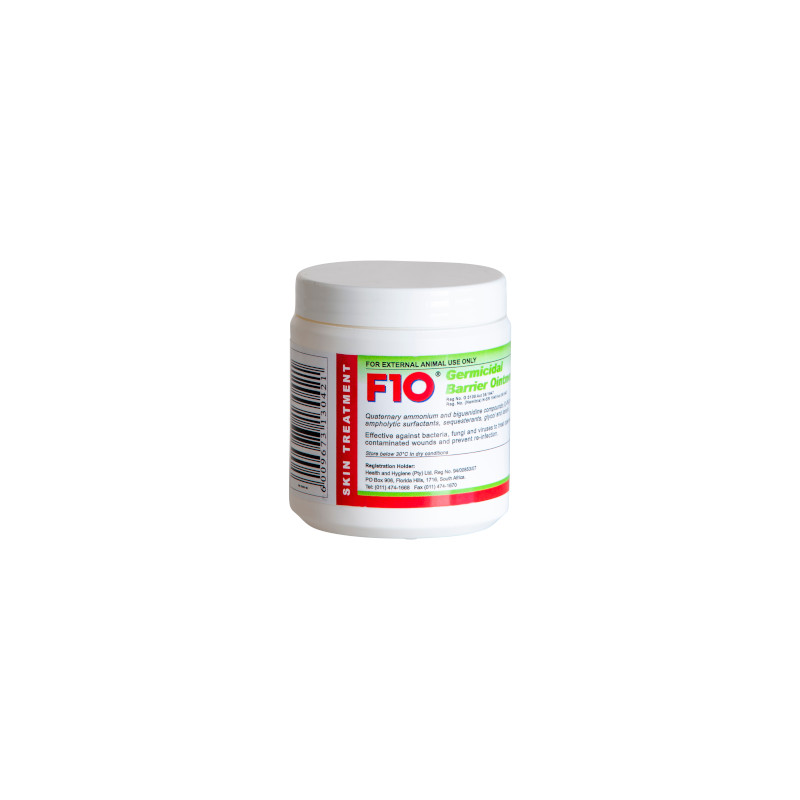 f10-germicidal-barrier-ointment-500g.jpg F10 GERMICIDAL BARRIER OINTMENT 500G - Image 1