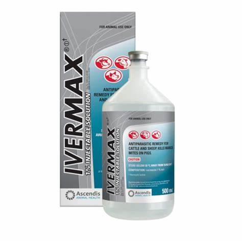 ivermax_500ml.jpg IVERMAX INJ 1% 500ML (KYRON) - Image 1