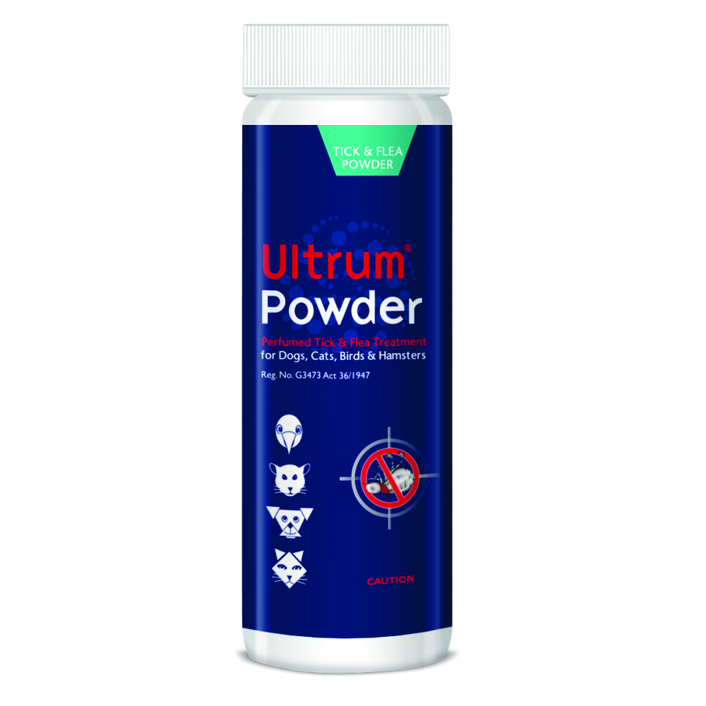 ultrum-powder-100g.jpg ULTRUM FLEA & TICK POWDER 100G (KYRON) - Image 1
