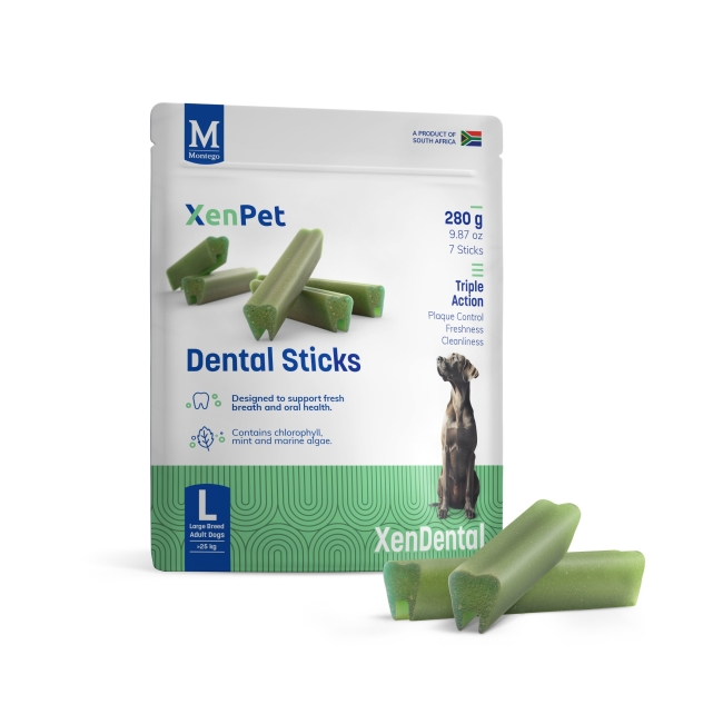 xen_dental_large.jpg MONTEGO XENPET DENTAL STICKS 280G (LRG) - Image 1