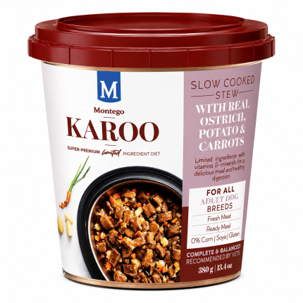 MONTEGO KAROO WET OSTRICH 380G TUB