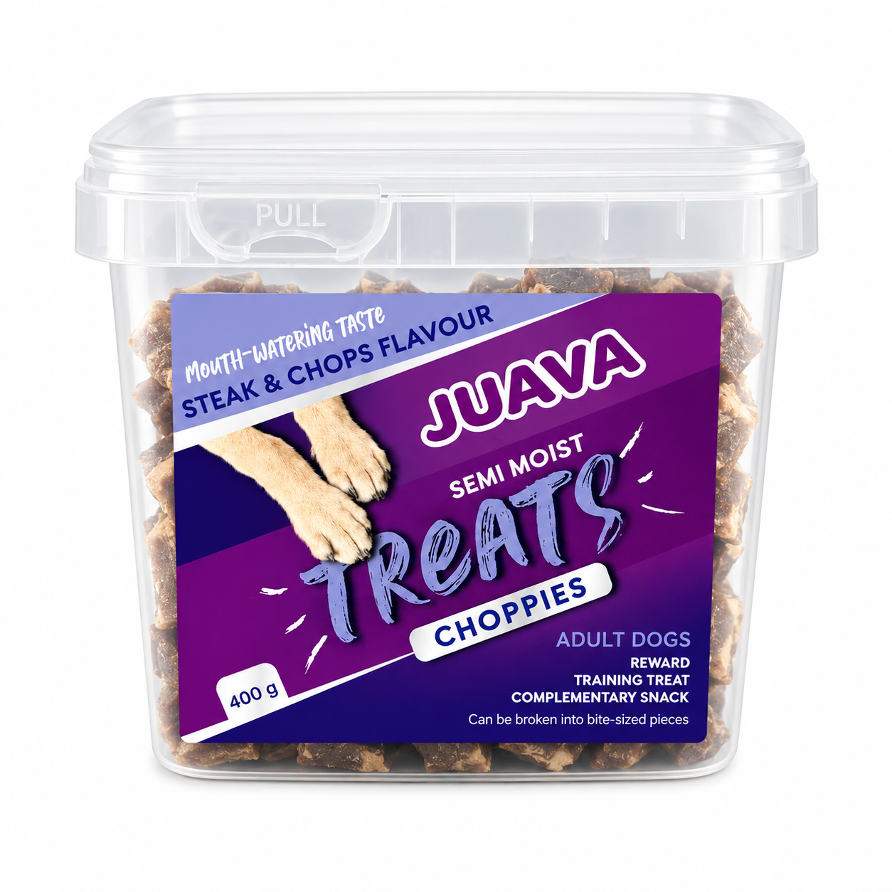 0fb0e4e5-8b3f-4400-bbea-60bfc08187e9.png JUAVA TREATS STEAK & CHOPS 400G - Image 1