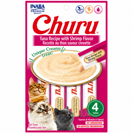 CHURU CAT 4X14G (TUNA/SHRIMP)