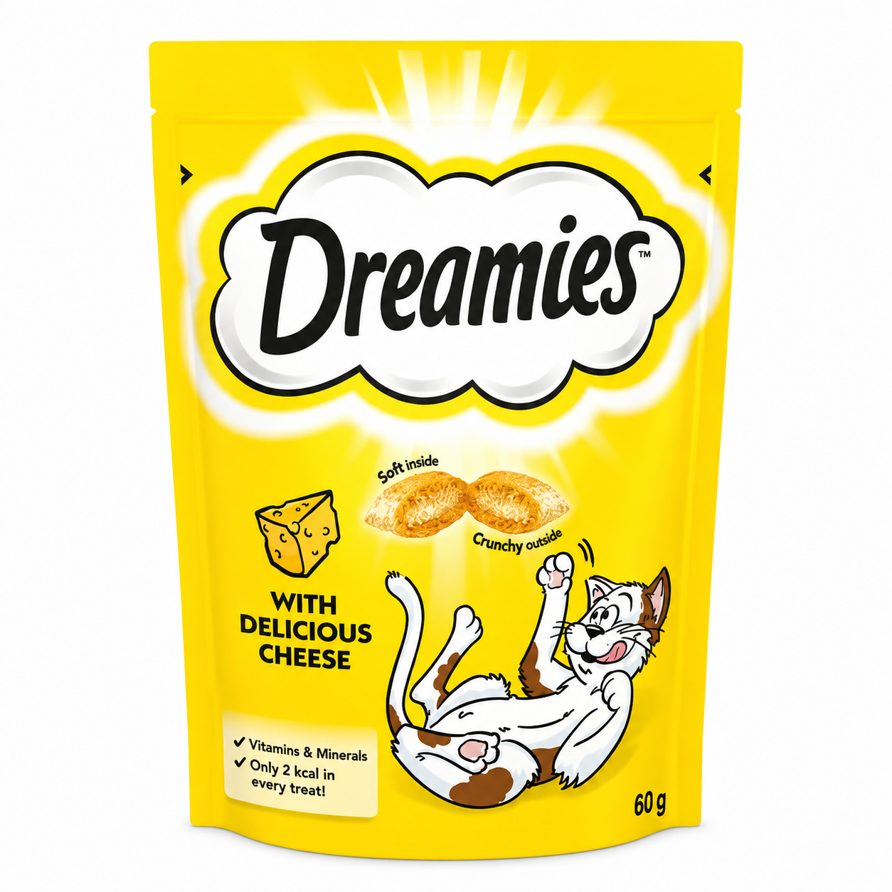467fc900-d86b-46fb-be72-d498299e8736.png DREAMIES CAT TREATS CHEESE 60G - Image 1