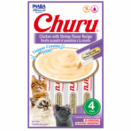 CHURU CAT 4X14G (CHICKEN/SHRIMP)