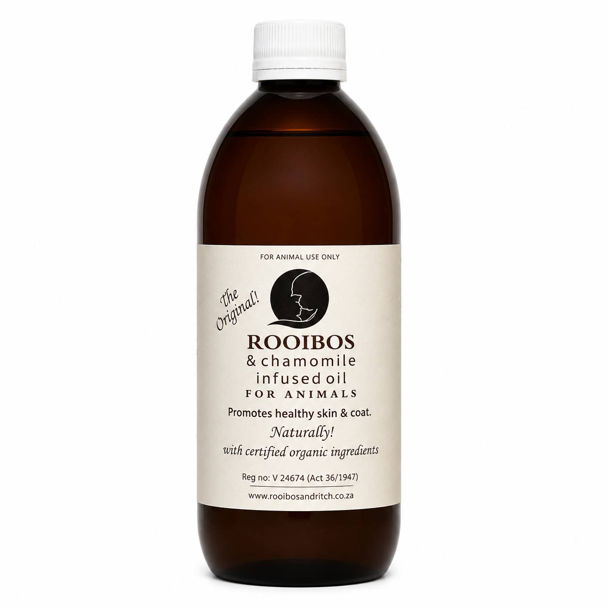 ac158bbe-2145-4bcd-8cf0-31c4467166ab.png ROOIBOS & CHAMOMILE OIL 200ML - Image 1