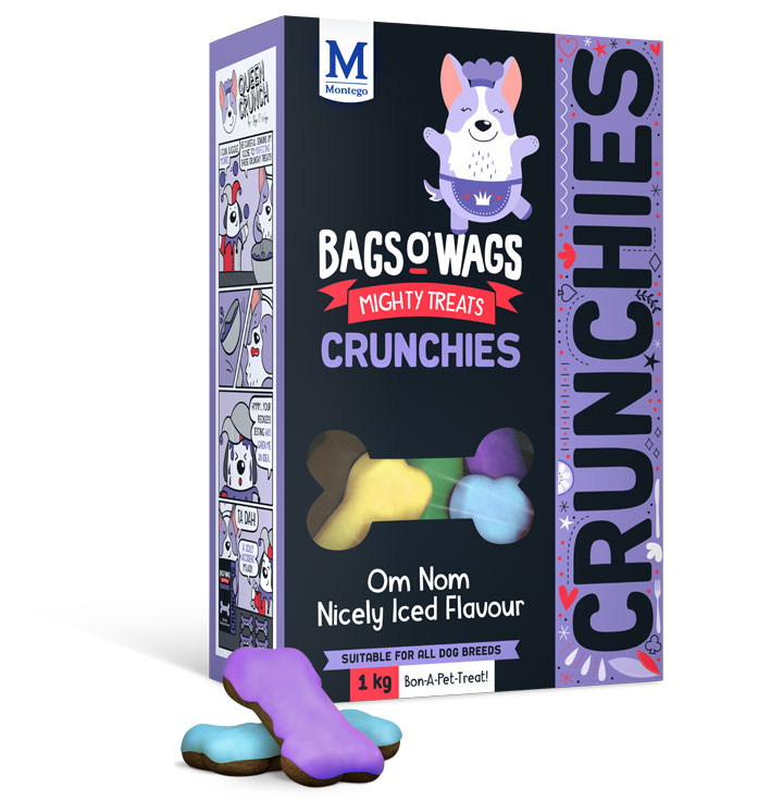 bow-crunchies-product-individual-nicely-iced.jpg BAGS O` WAGS CRUNCHIES NICELY ICED 1KG - Image 1