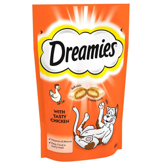 dreamies_chicken.jpg DREAMIES CAT TREATS CHICKEN 60G - Image 1