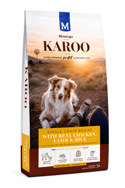 MONTEGO KAROO SENIOR 20KG (CHIC & LAMB)