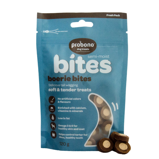 probono-boeri-bites-120g.png PROBONO S/MOIST BOERIE BITES 120G - Image 1