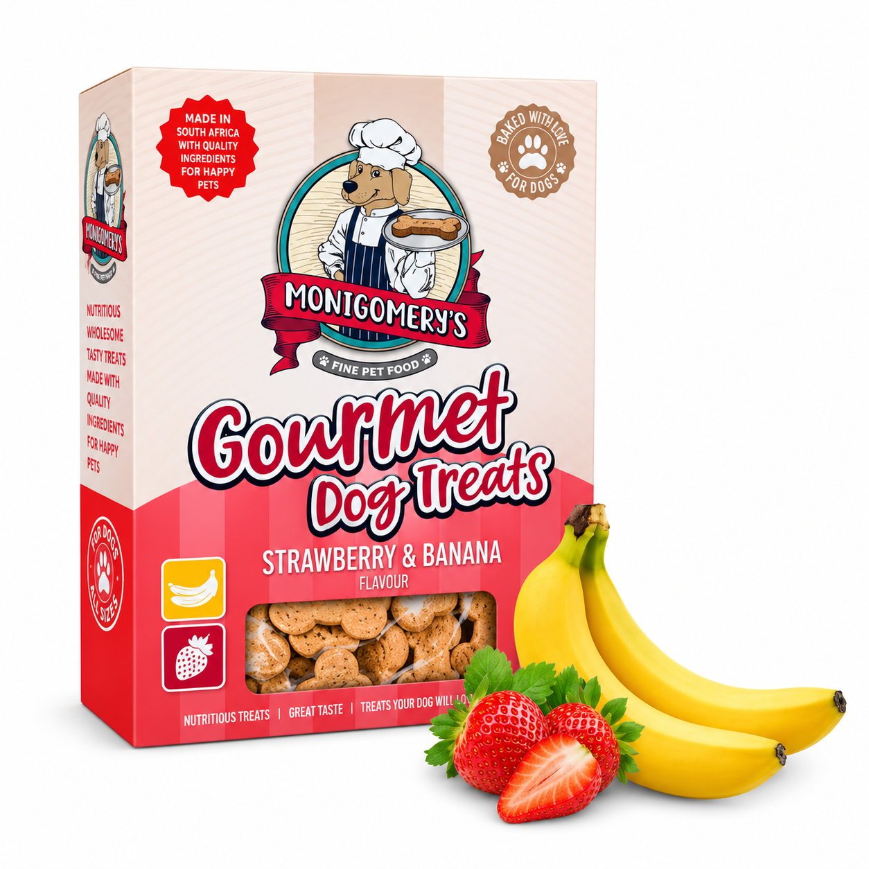 10daef36-66cc-4dee-9c7d-cd6acd66cffd.png MONTGOMERY DOG BISCUITS BERRY& BANANA 1K - Image 1
