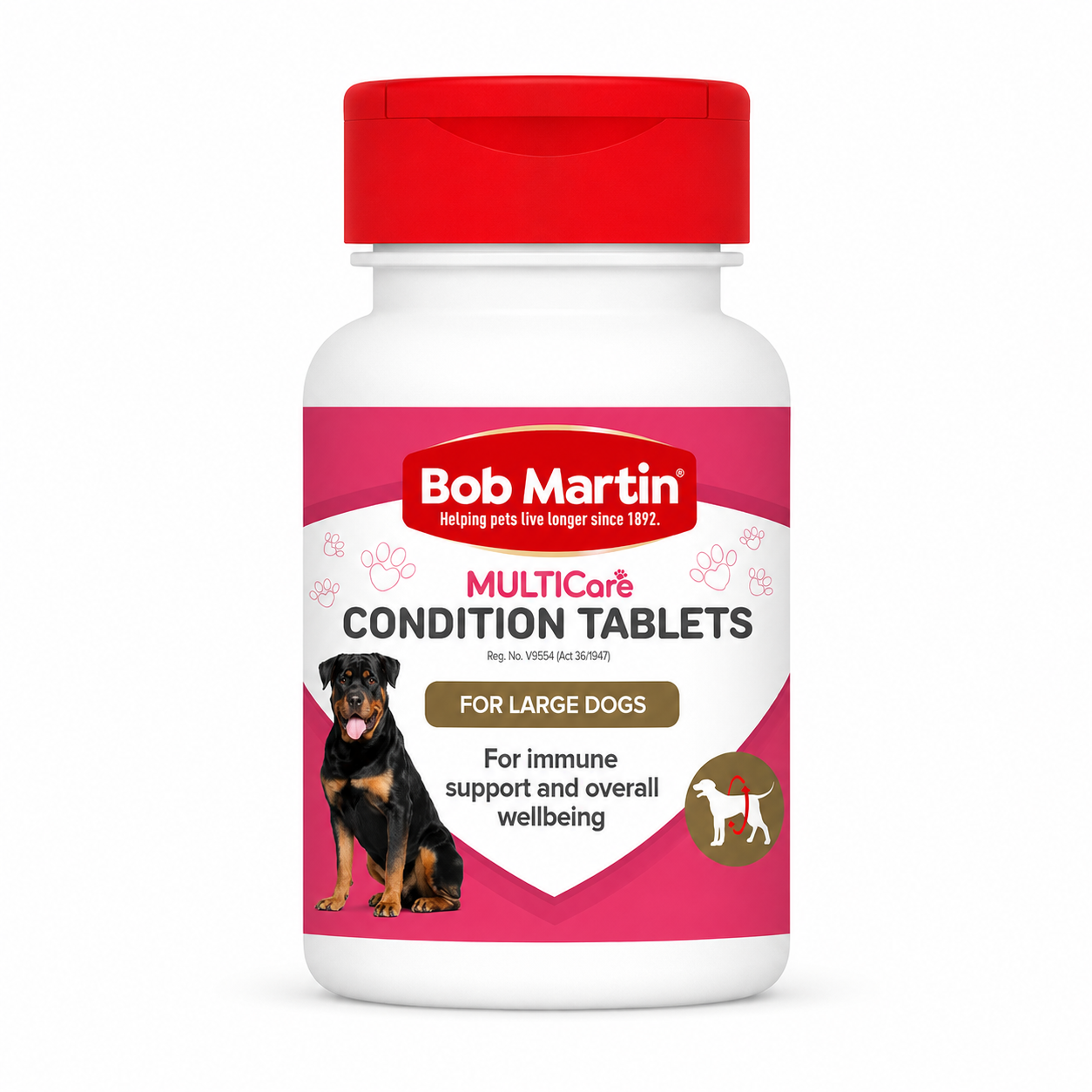 14b6c389-e979-435d-baea-69049a846b52.png BOB MARTIN LARGE DOG TABLETS 50`S - Image 1