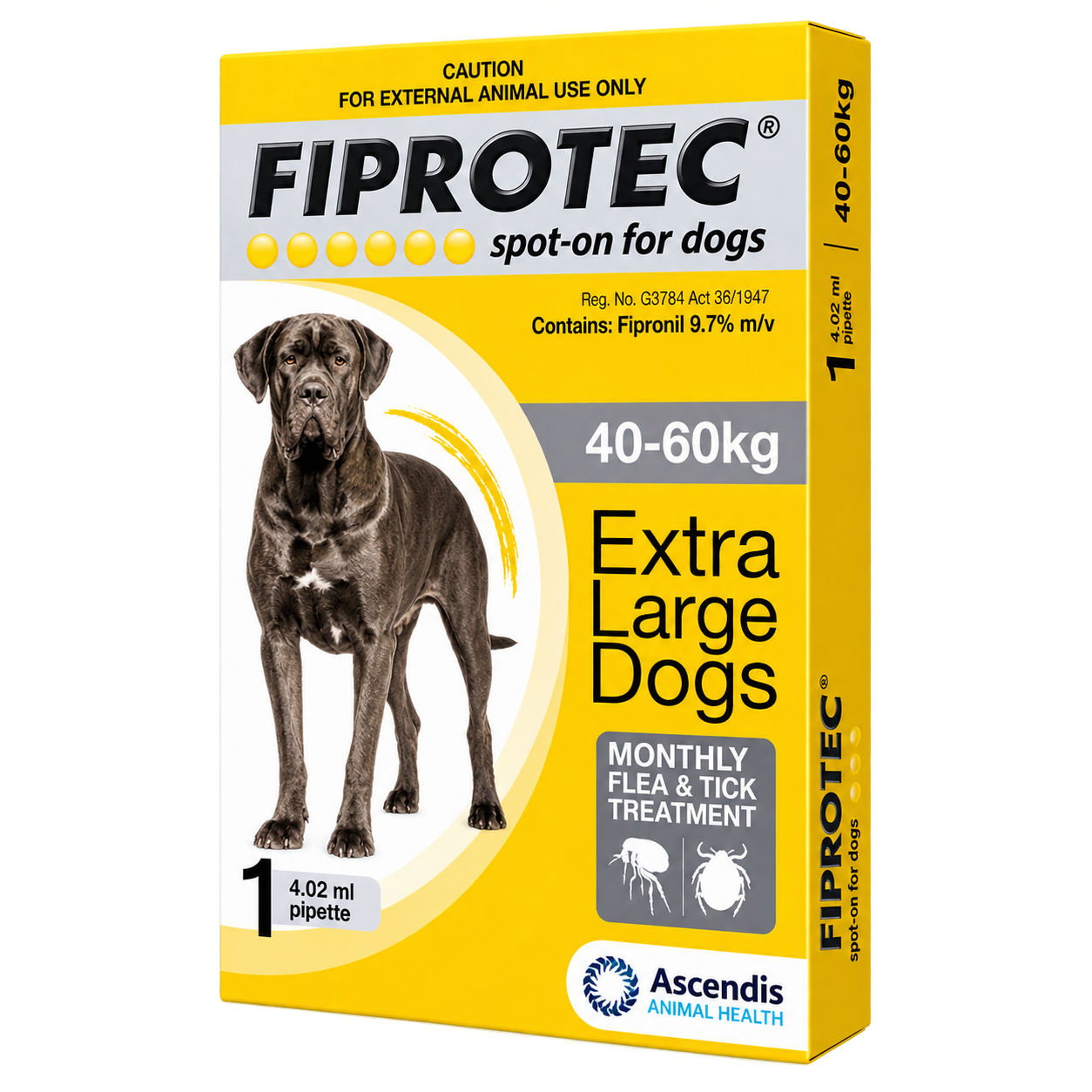 419ab875-5d34-4651-bb43-dc9bb433554a.png FIPROTEC EXTRA LARGE DOG 40KG+ - Image 1