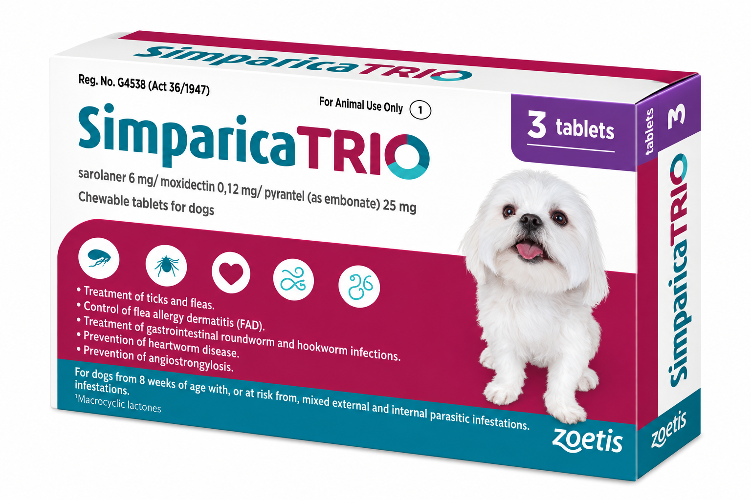 7ca6ee31-401c-475f-9b4b-4b670001bf24.png SIMPARICA (2.6KG-5KG) - Image 1
