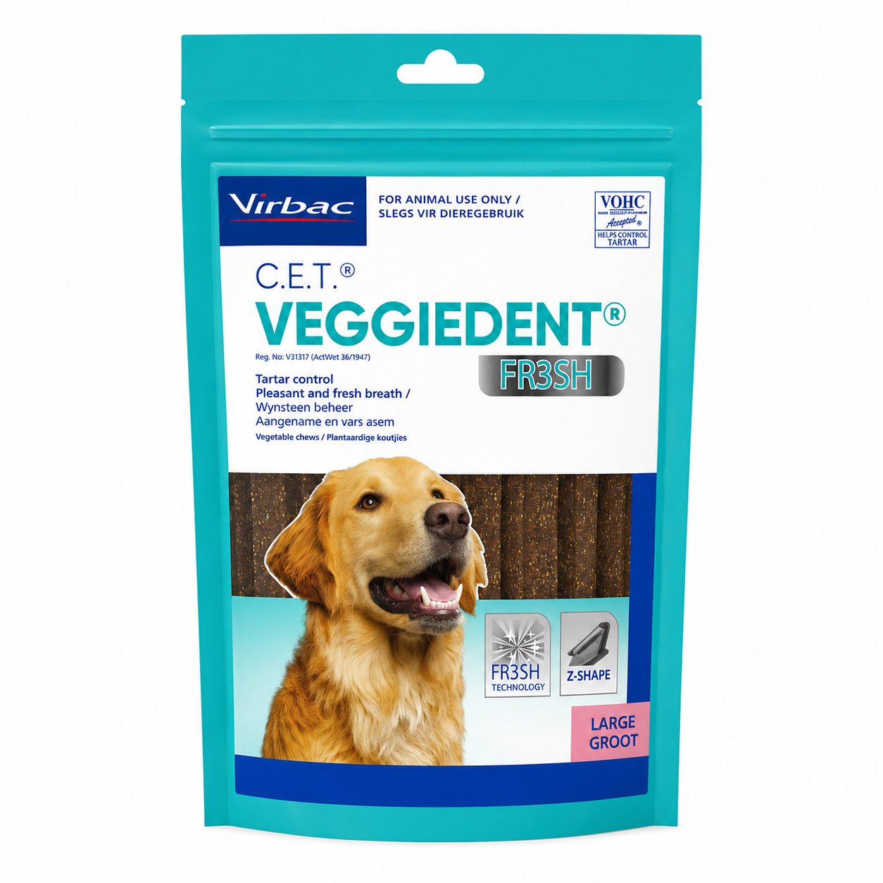 960cdb79-5a1b-49ff-8cef-d860526f1351.png C.E.T VEGGIEDENT FREH- LARGE (VIRBAC) - Image 1