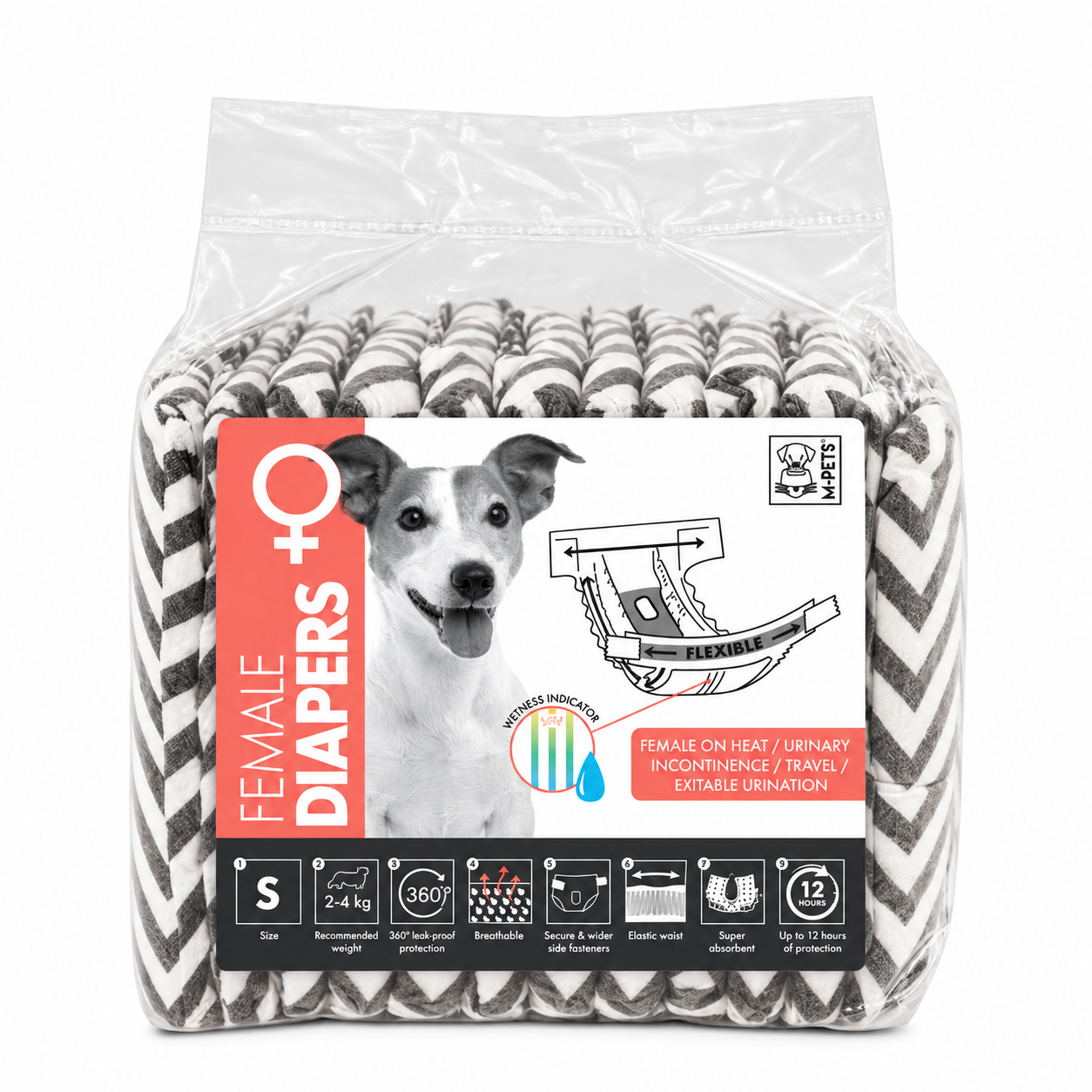 aa1e7519-5bcb-43ba-b406-b7eb51c8f7b1.png MPETS DIAPERS FEMALE DOG- S (10`S) - Image 1