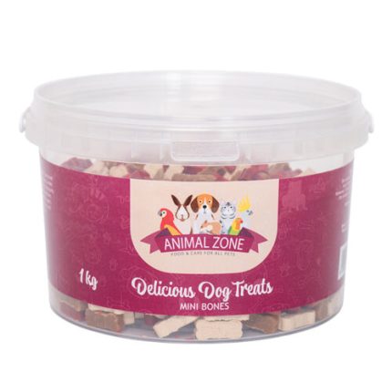 ANIMAL ZONE DOG TREATS MINI BONES 1KG
