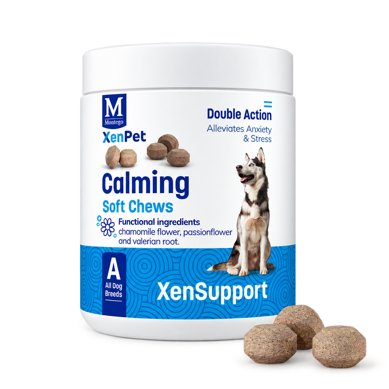 b6d90fbe-ced3-437b-aeb7-3a3937bfdd78.png MONTEGO XENPET CHEW CALMING 240G - Image 1