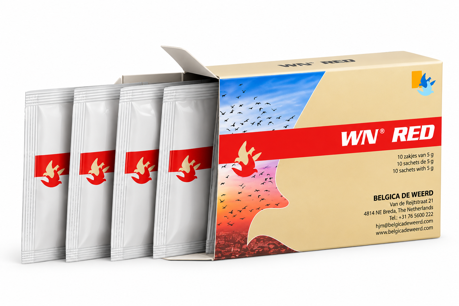 c8d29144-0849-4978-aacb-6296a7435f65.png BELGICA WN RED 10X5G - Image 1