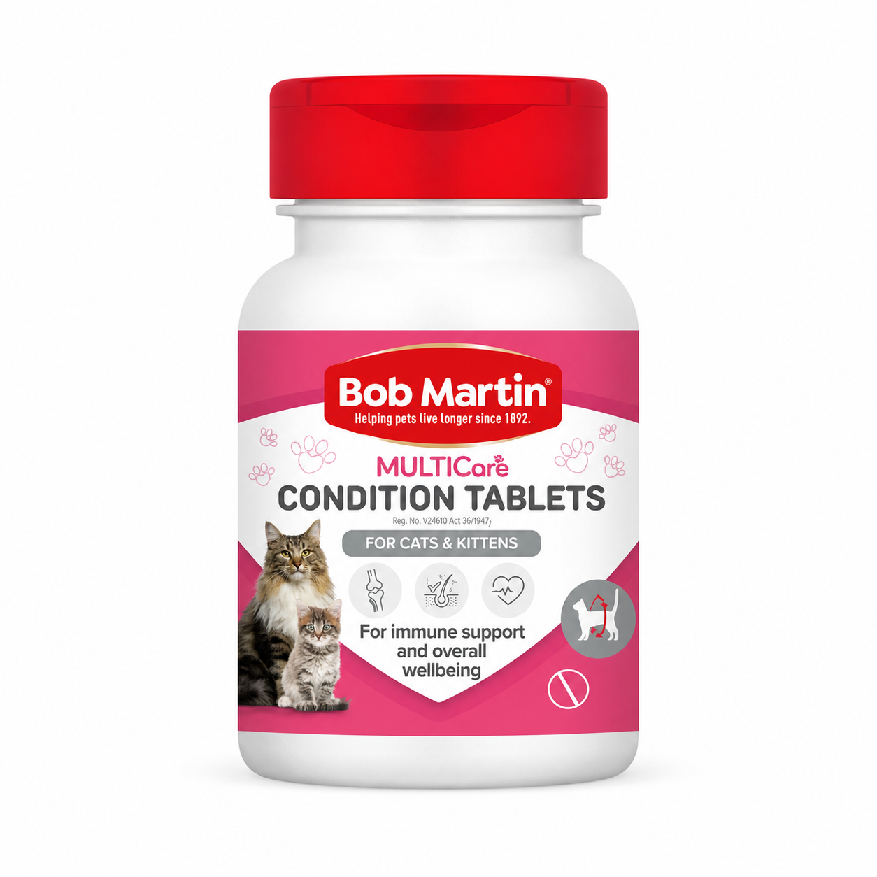 dfbf0765-481a-44a2-b725-99b35757fb77.png BOB MARTIN CAT TABLETS 50`S - Image 1