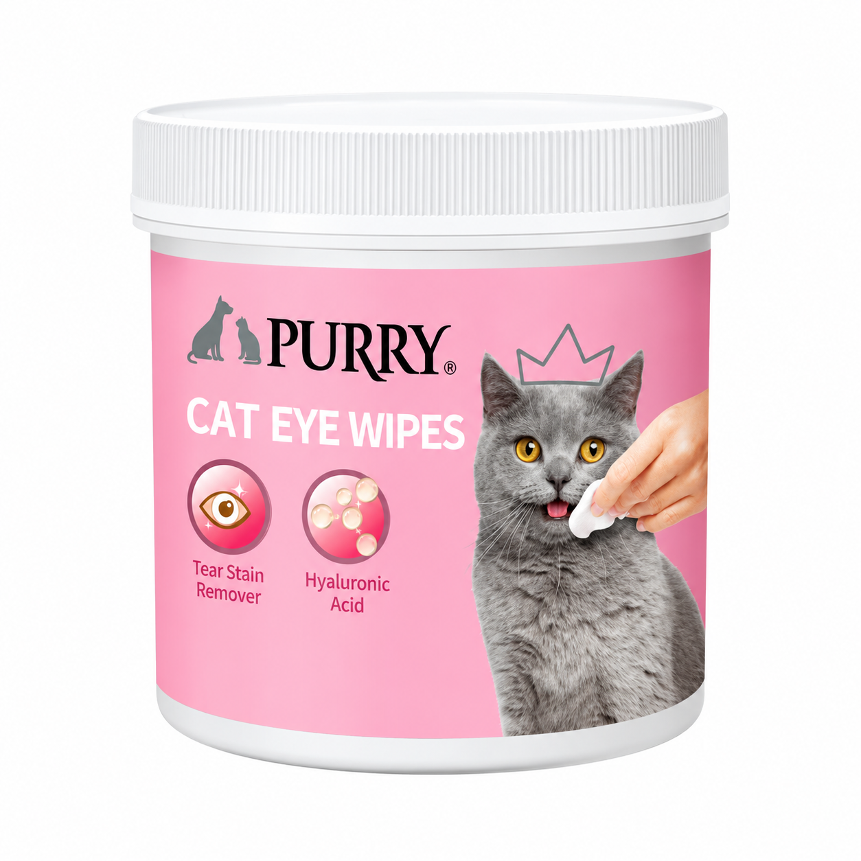 ebbc72c0-eb2e-4f97-8843-4c24b5b868d7.png PURRY EYE WIPES FOR CATS - Image 1