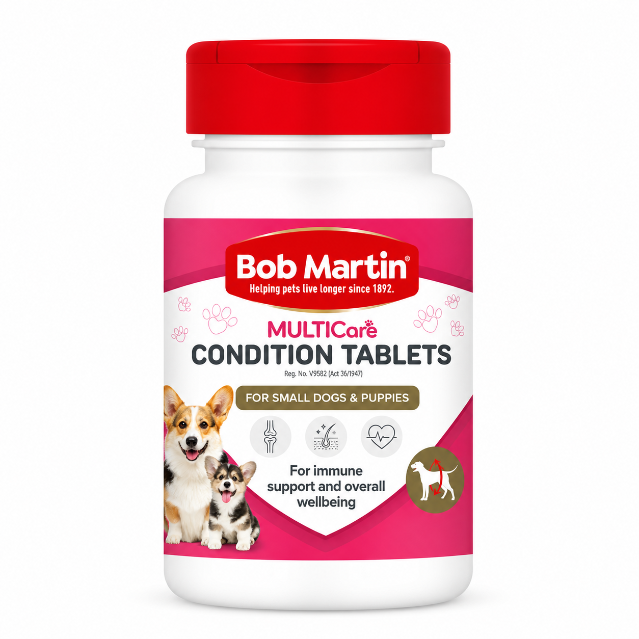 f00e6916-f16b-4148-9b20-b16075aaf1db.png BOB MARTIN SMALL DOG TABLETS 100`S - Image 1