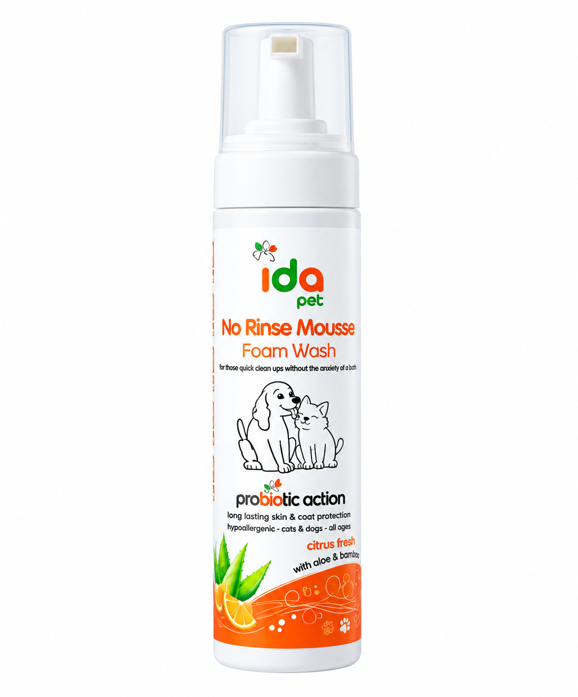 f495b42c-f193-48db-b27d-a74a85c279ce.png IDA NO RINSE MOUSSE DESSERT MELON 200ML - Image 1