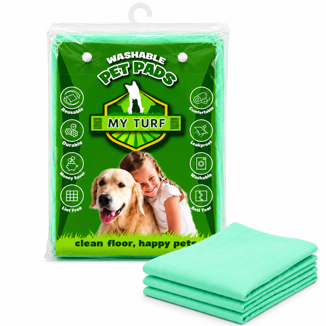 6aa4be6a-ef18-4f79-88c8-4a659f89a383.png MY TURF WASHABLE PUPPY PADS 60X90 2PC - Image 1