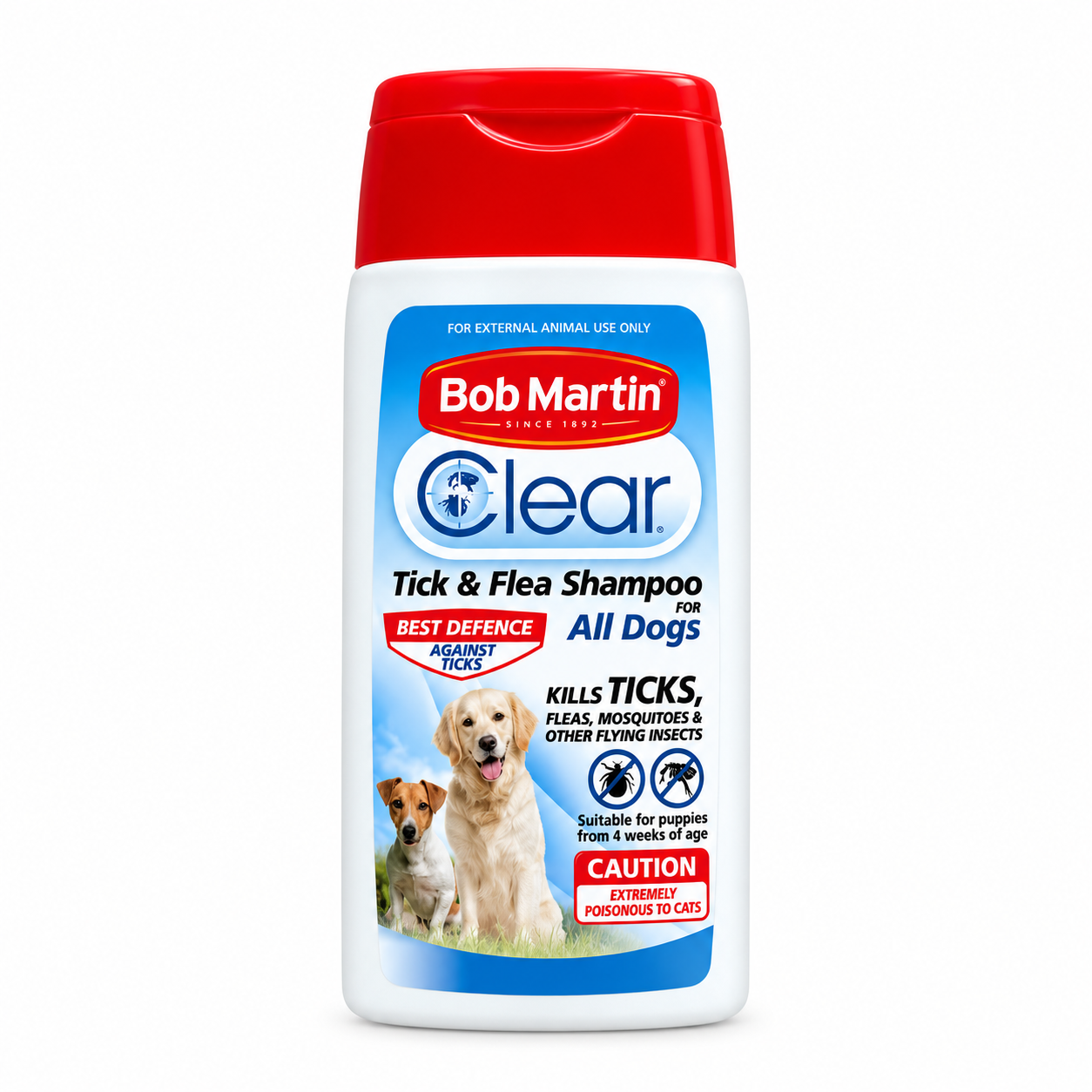 70f2bd4b-711c-4be5-ad5e-0754bbe69ab2.png BOB MARTIN TICK & FLEA SHAMPOO 200ML - Image 1