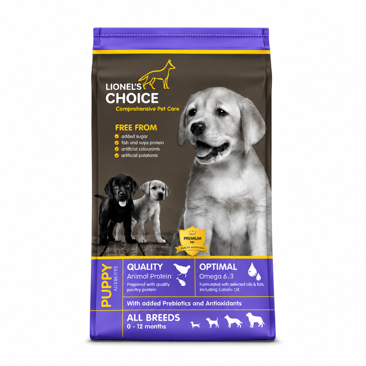 dffdd572-19b3-485d-a946-baddb15774bd.png LIONELS CHOICE PUPPY FOOD 8KG - Image 1